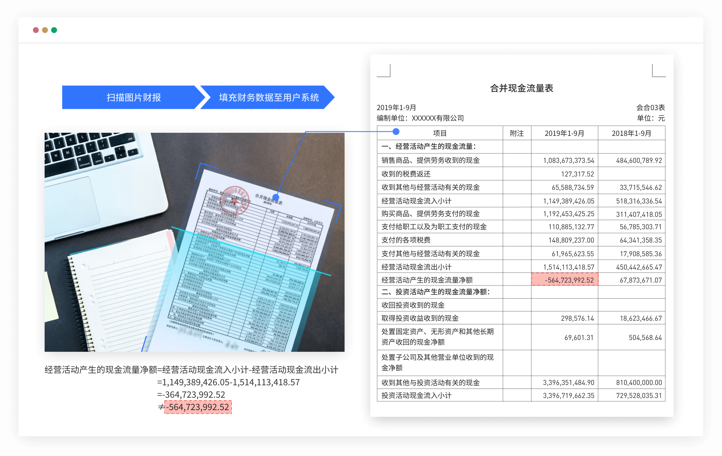 表格识别效果展示